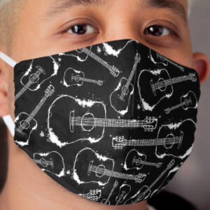Guitar - By Gengerelle Cloth Face Mask