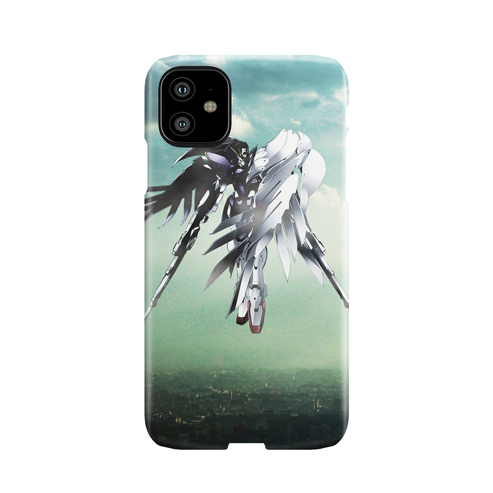 Gundam Wing Above The City Phone Case