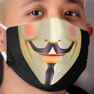 Guy Fawkes jaw Cloth Face Mask