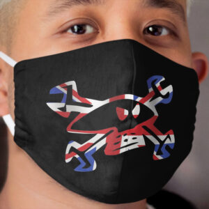 Guy Martin Skull Logo - Union Jack Cloth Face Mask