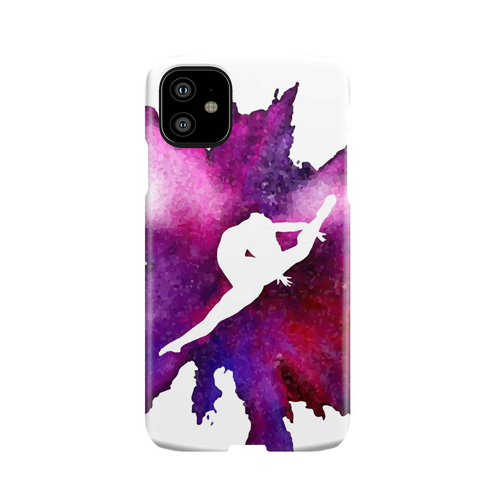 Gymnast Explosion Silhouette Galaxy Phone Case