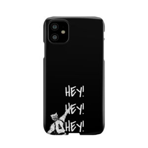 Haikyuu!,Bokuto, Fukudorani'S Ace, Hey Hey Hey, White Text Phone Case