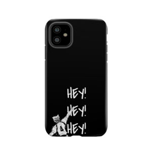 Haikyuu!,Bokuto, Fukudorani's Ace, Hey Hey Hey, White Text Tough Phone Case
