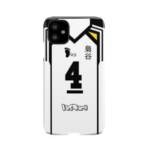 Haikyuu!! Bokuto Koutarou Jersey Phone Case Fukurodani Anime Phone Case