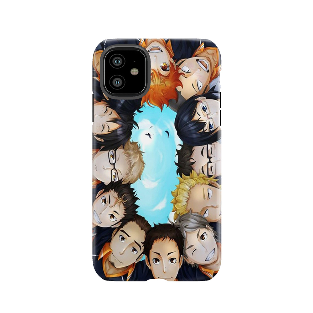 Haikyuu!!! Characters Circle Tough Phone Case
