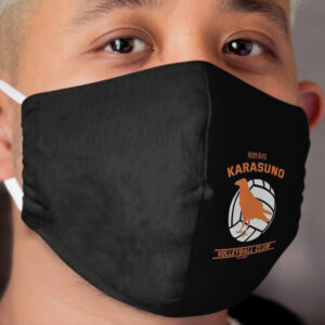 Haikyuu!,Karasuno High School Volleyball Club, Orange Cloth Face Mask