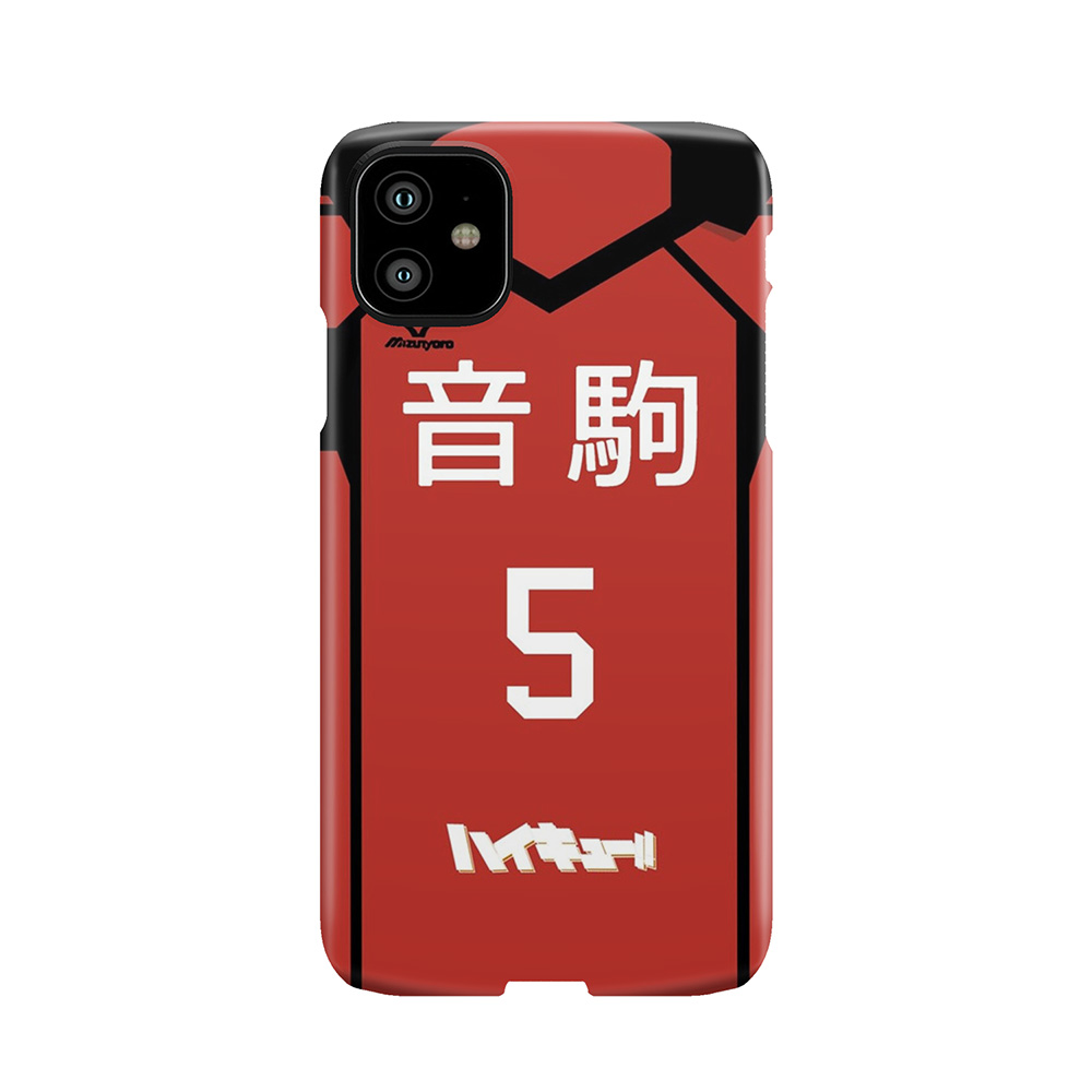 Haikyuu!! Kenma Kozume Jersey Phone Case Nekoma Anime Phone Case