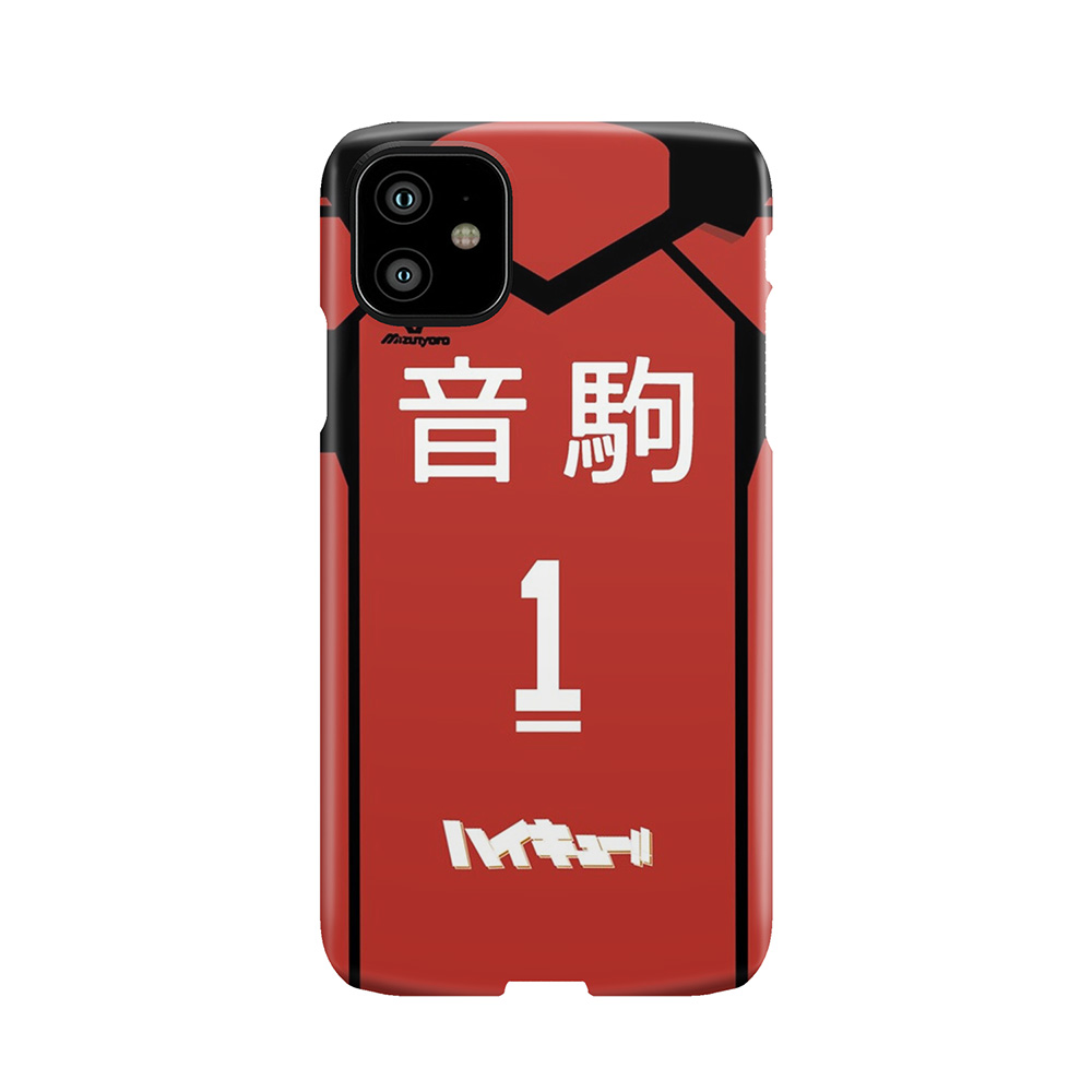 Haikyuu!! Kuroo Tetsuro Jersey Phone Case Nekoma Anime Phone Case