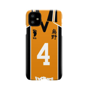 Haikyuu!! Nishinoya Yuu Jersey Phone Case Karasuno Anime Phone Case