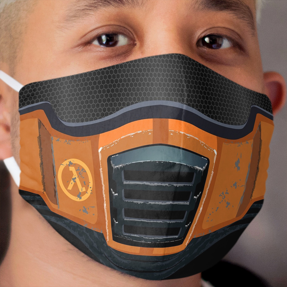 Half Life helmet Cloth Face Mask