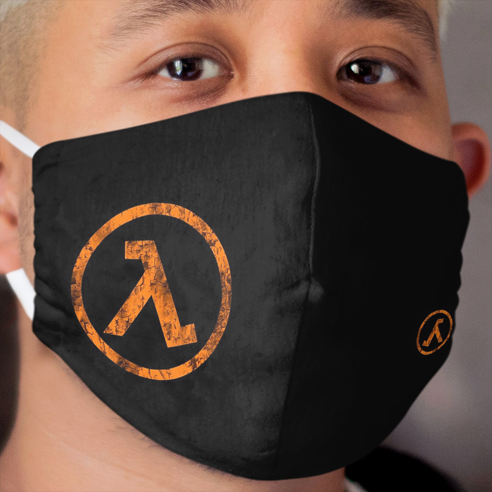 Half Life Vintage Cloth Face Mask