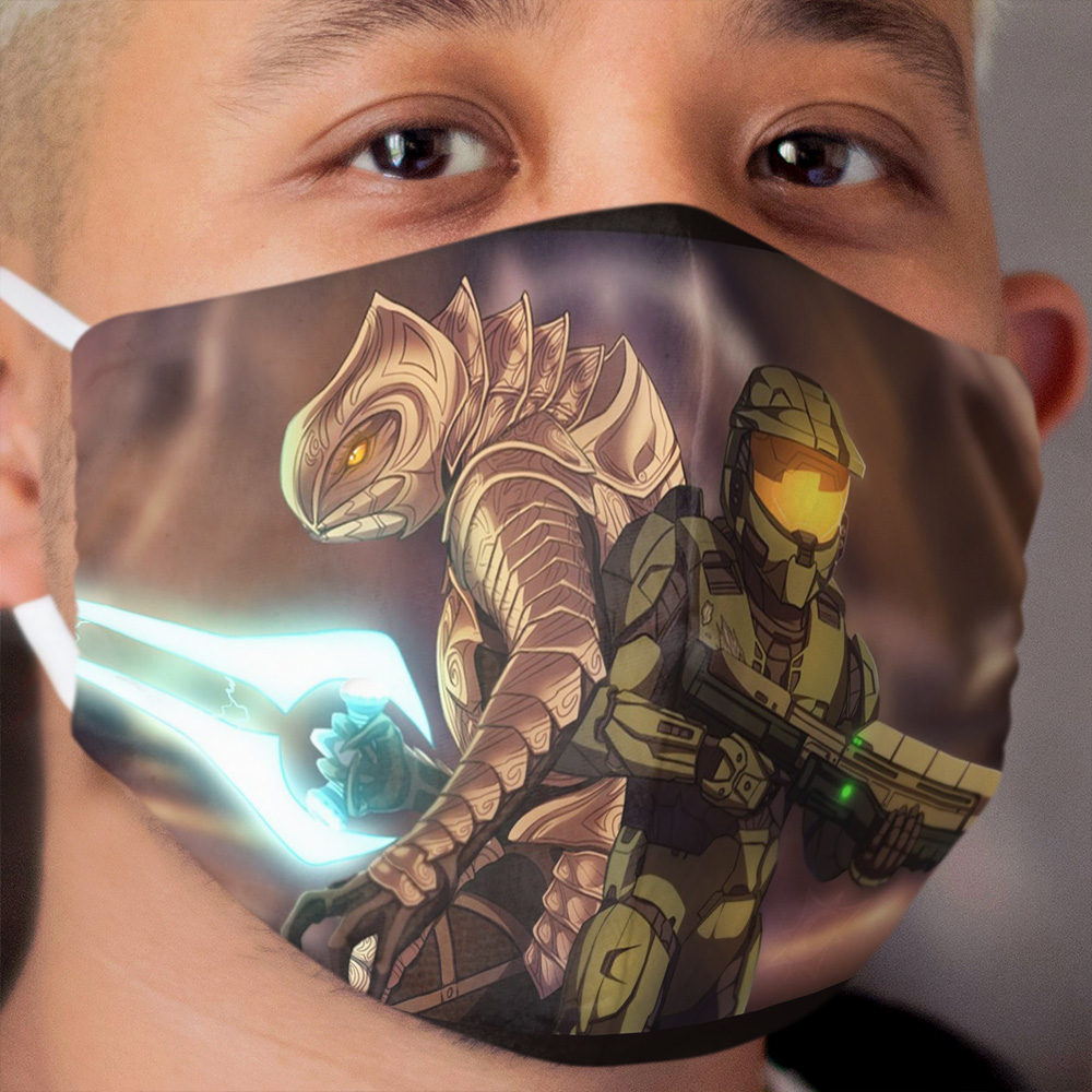 Halo 3 - Stand Together Cloth Face Mask