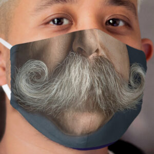 Handlebar Mustache Cloth Face Mask