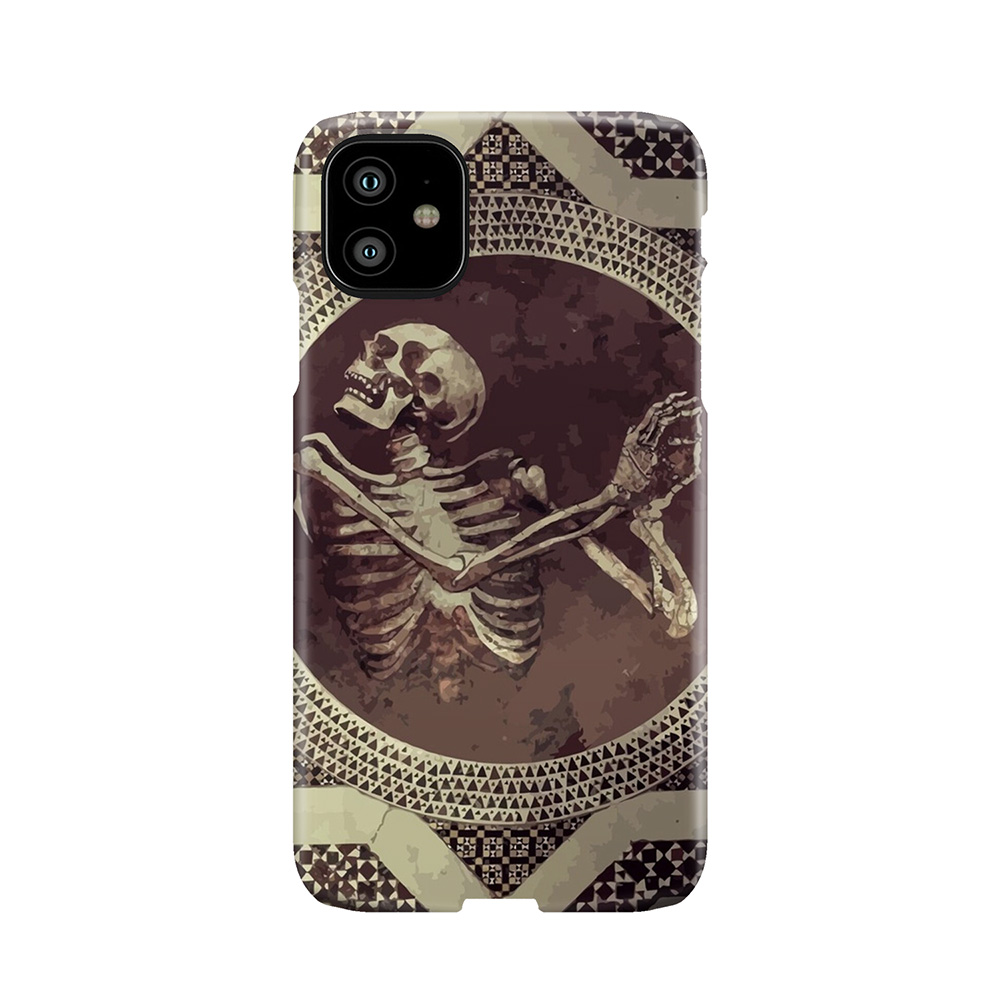 Hannibal: Dancing Skull + Skeleton Mosaic Phone Case