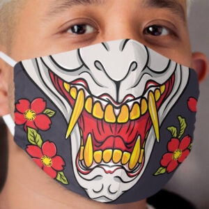 Hannya Cloth Face Mask