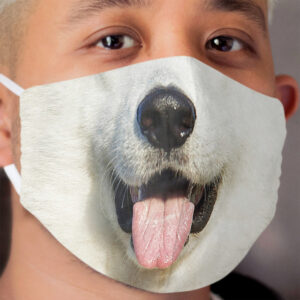 Happy Puppy Cloth Face Mask