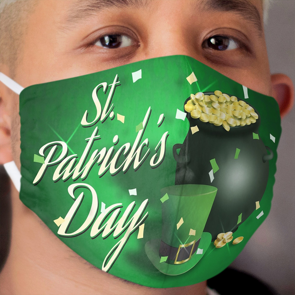 Happy St Patrick's Day Cloth Face Mask