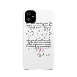 Hardin Scott'S Letter To Tessa Phone Case