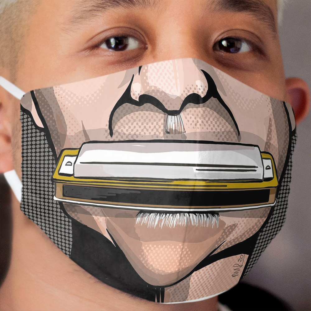 Harp Player Cloth Face Mask