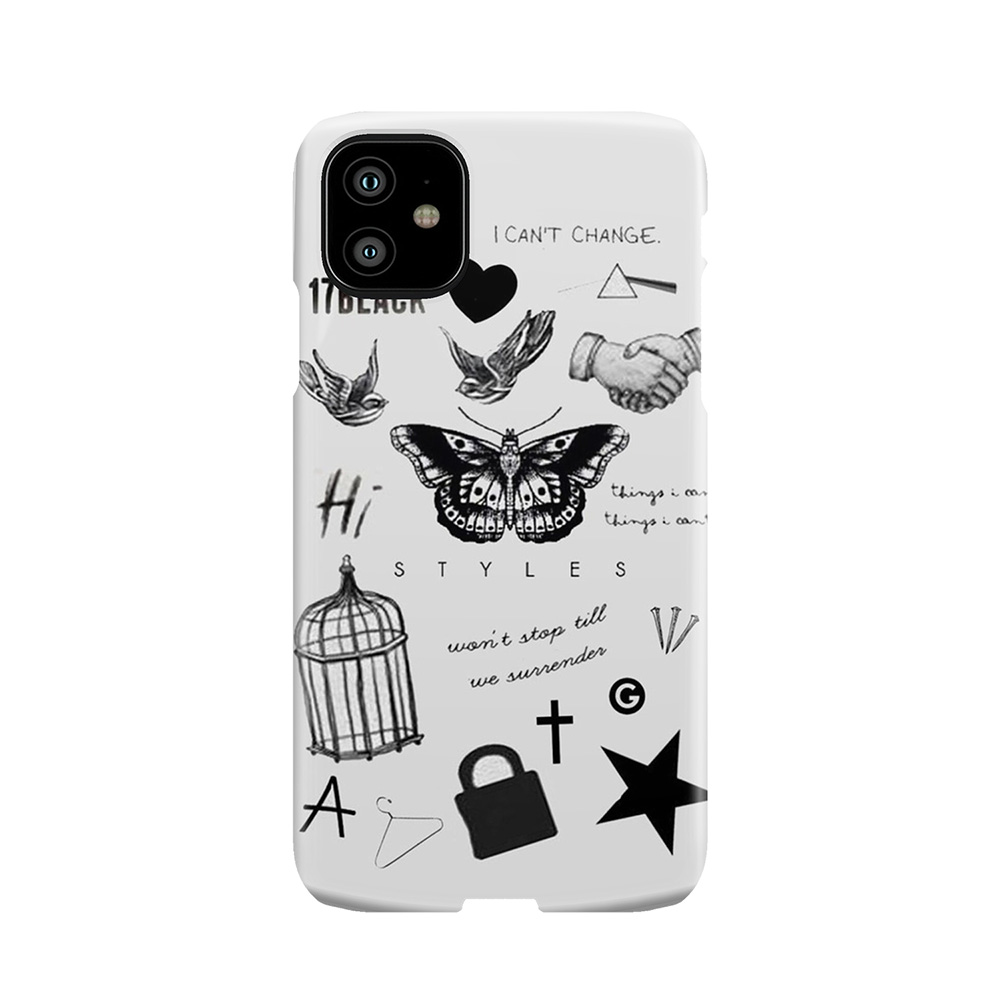 Harry'S Tattoos Phone Case