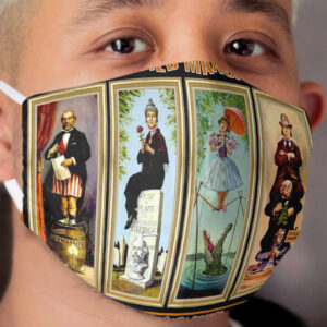 HAUNTED MANSION : Vintage New Orleans Liberty Square Prints. Cloth Face Mask