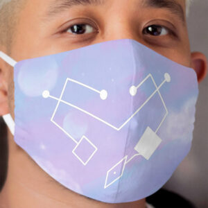 Heart & Space Cloth Face Mask