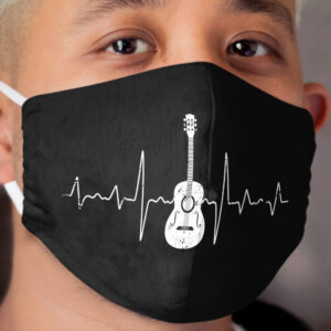 Heartbeat guitar Cloth Face Mask