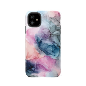 Heavenly Pastels 1: Original Abstract Ink Painting Tough Phone Case