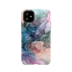 Heavenly Pastels 2: Original Abstract Ink Painting Tough Phone Case