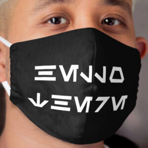 Hello There (Aurebesh, White) Cloth Face Mask