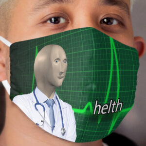 Helth Meme HD Cloth Face Mask