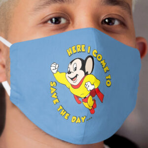 Here I Come To Save The Day Cloth Face Mask