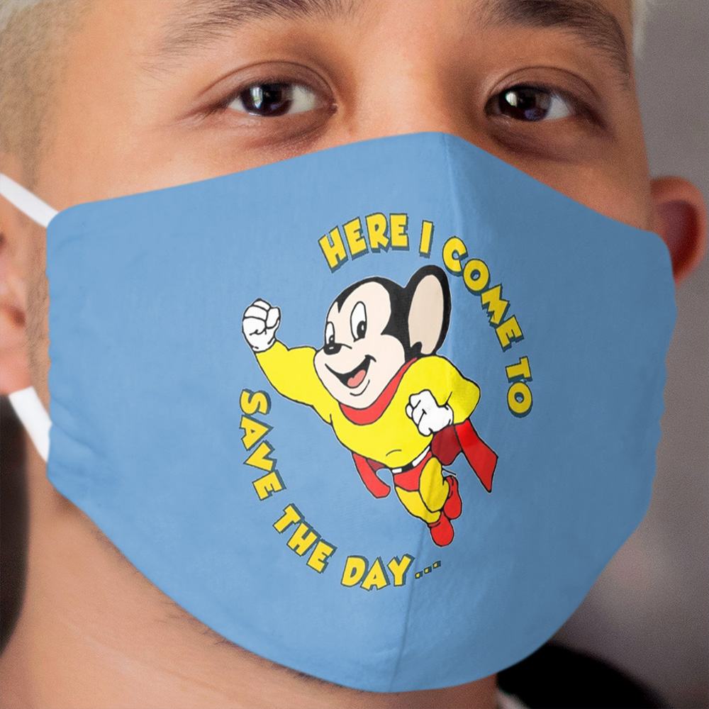 Here I Come To Save The Day Cloth Face Mask
