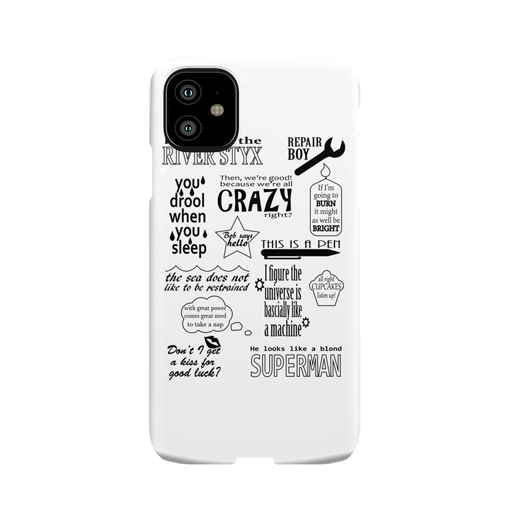 Heroes Of Olympus Quotes Phone Case