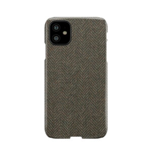 Herringbone Wool Tweed Fabric Phone Case
