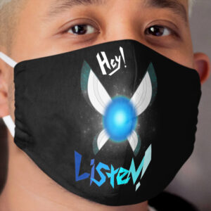 Hey! Listen! Cloth Face Mask