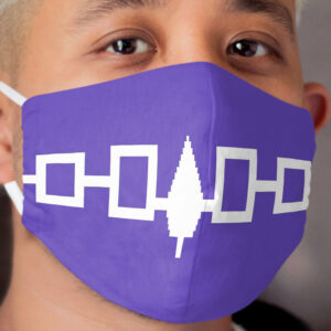 Hiawatha Belt - Iroquois Cloth Face Mask