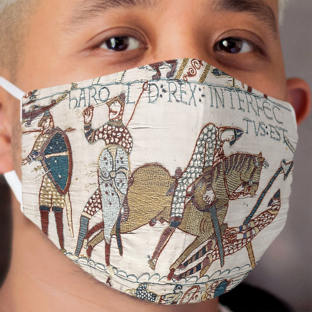 HIC HAROLD REX INTERFECTUS EST Cloth Face Mask