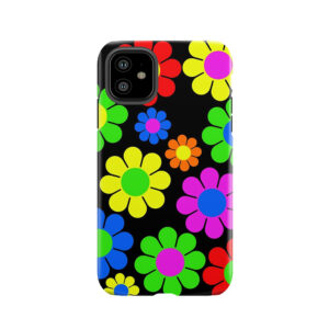 Hippy Flower Daisy Spring Pattern Tough Phone Case