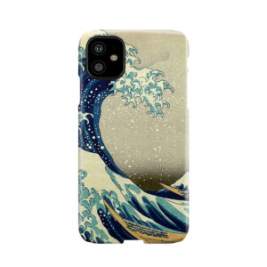 Hokusai, The Great Wave Off Kanagawa, Japan, Japanese, Wood Block, Print. Phone Case