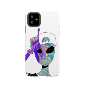 Holographic Alien Tough Phone Case