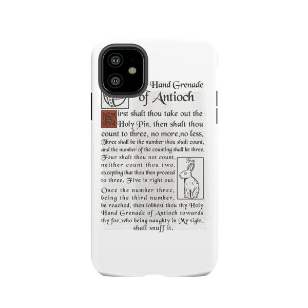 Holy Hand Grenade Script Tough Phone Case