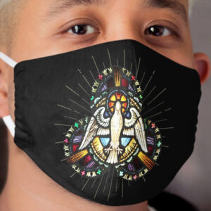 Holy Spirit in Christianity Catholic Church Trinity, Sign ov Dove, Sacred - God Cloth Face Mask