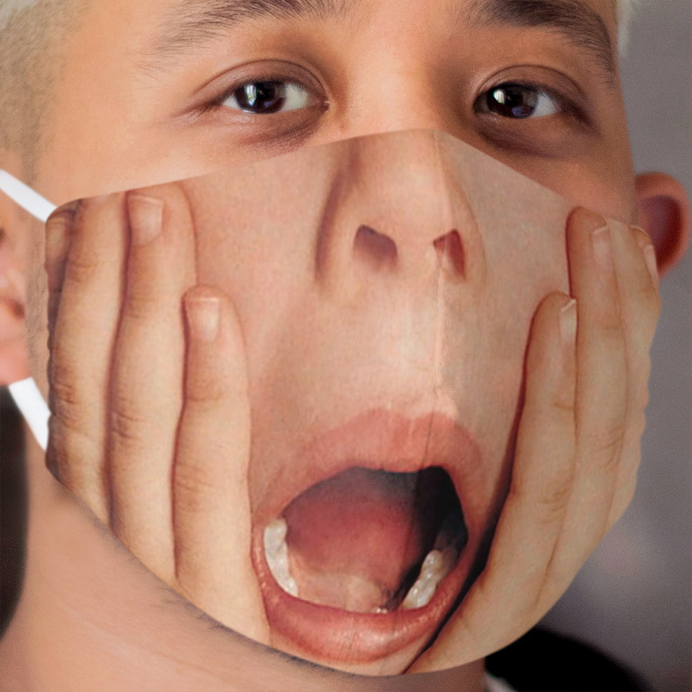 Home Alone Kevin Screaming Cloth Face Mask