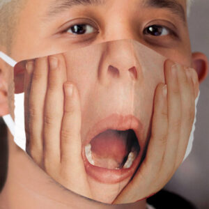 Home Alone Cloth Face Mask - Kevin McCallister Screaming Cloth Face Mask