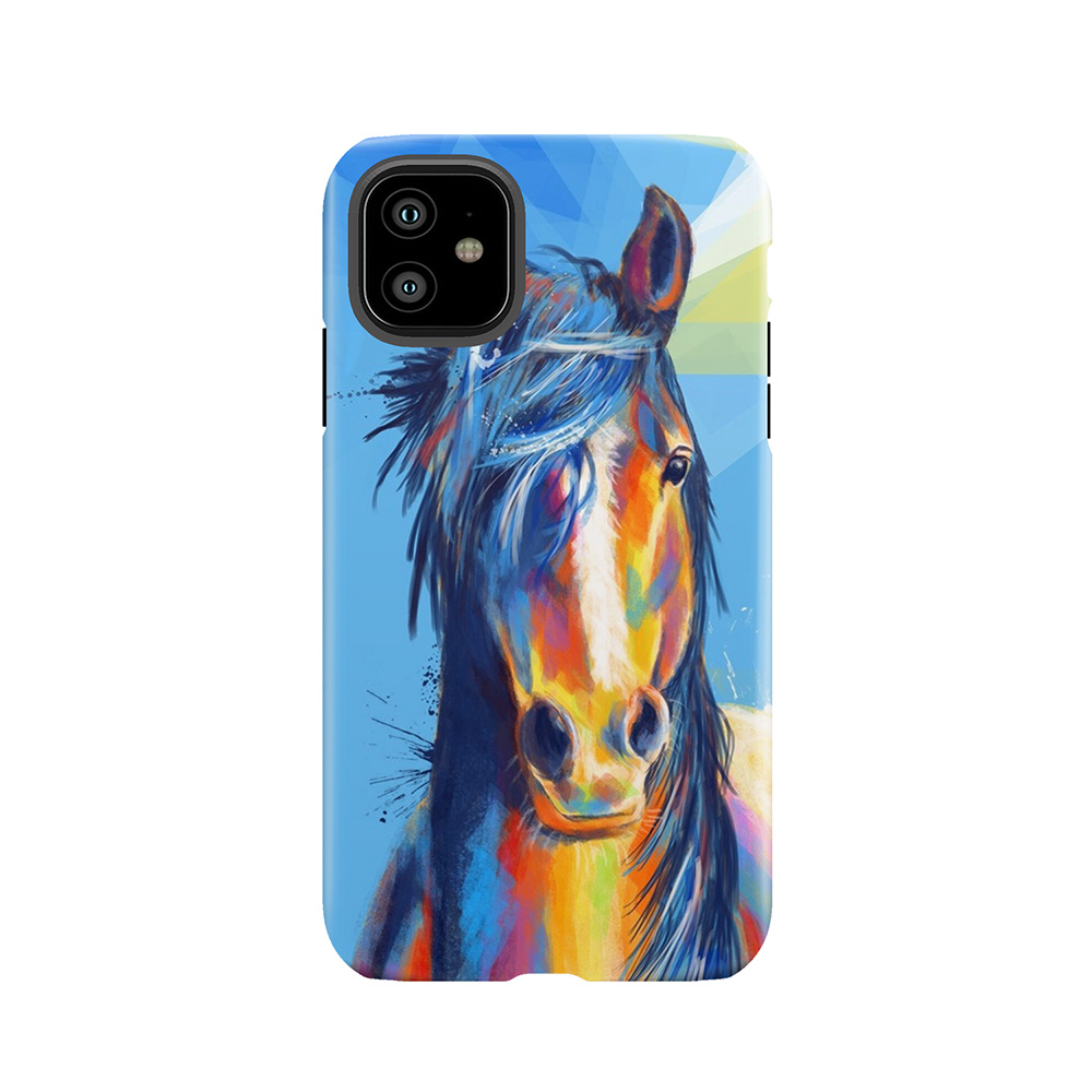 Horse Beauty - Horse Painting, Horse Illustration, Animal Art Tough Phone Case