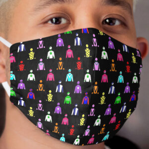 Horse Racing Jockey Silks Cloth Face Mask 2