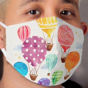 Hot Air Balloon Cloth Face Mask