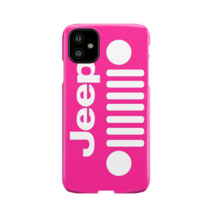 Hot Pink Jeep Grill Iphone Phone Case