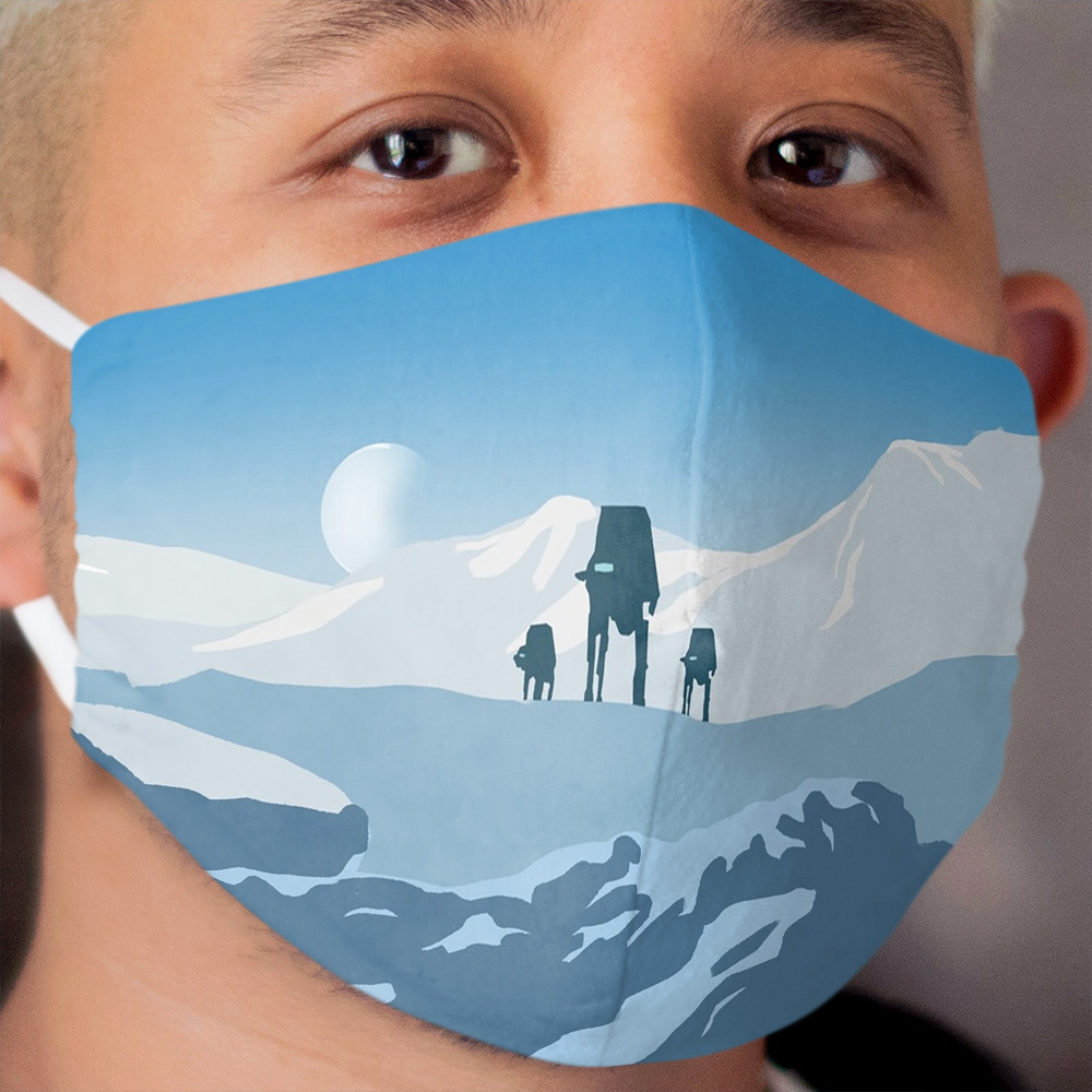 Hoth Cloth Face Mask